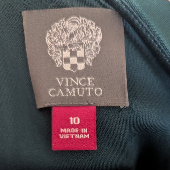 Vince Camuto Bateau Neck Green Dress size 10 - Picture 3 of 3